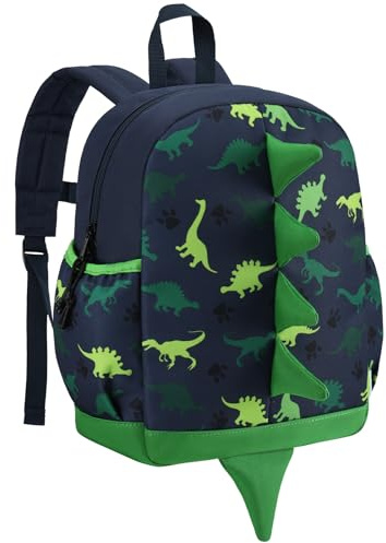 VASCHY Kids Toddler Backpack, Cute School Bag for Boy Girl Children's Backpack with 3D Design for 2–6 Years Baby Kids Kindergarten, Nursery with Chest Buckle