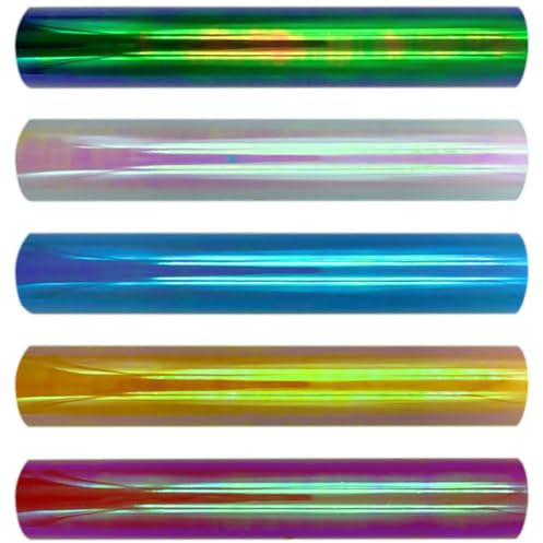 LIGHTAOTAO 5 Rollen Selbstklebende Pvc Vinylfolie Starke und Flexible Klebefolie in Verschiedenen Farben für Selbstgemacht Bastelprojekte und Kreative Dekoration im Shop