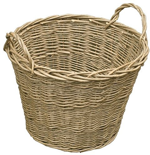Red Hamper Somerset - Cesto per Legna con Fodera, in Vimini, Marrone, 51 x 51 x 37 cm