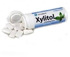 Miradent Xylit Kaugummis Pfefferminze (30 Stk) AKTIONSPREIS