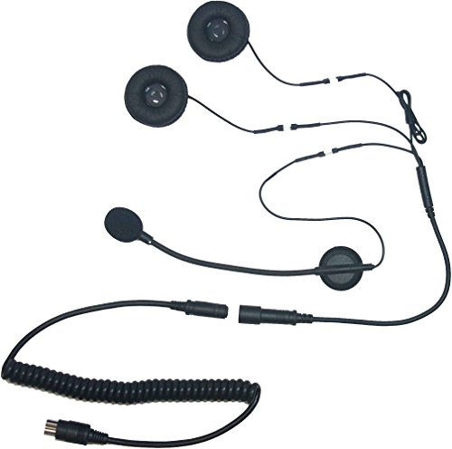 iMC Motorcom HS-H130P 7-Pin Harley Davidson Open-Face Helmet Headset