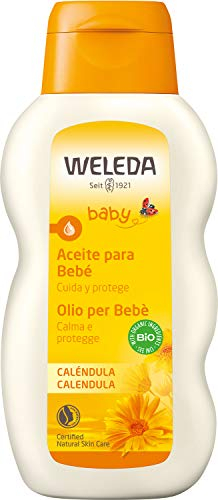 Weleda - Aceite de Caléndula para Bebé, Hidrata, Cuida y Protege, Vegano, Apto para Pieles Sensibles - 200 ml