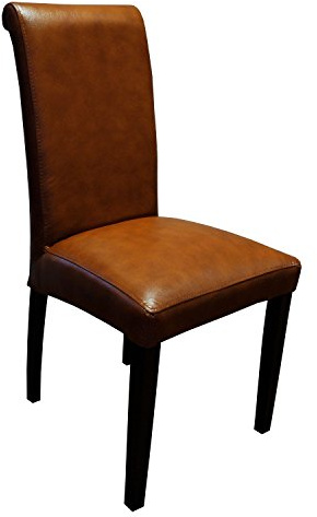 Quattro Meble Antic Braun Glanz Echtleder Stühle Arthur Lederstühle Echt Leder Antique Tabac Esszimmerstuhl Lehnstuhl Rindsleder Volleder Esszimmerstühle
