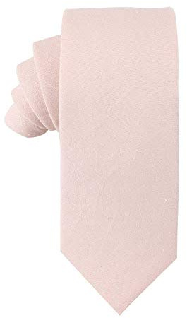Blush Beige Pink Krawatten Baumwolle Fliege Einstecktuch für Erwachsene & Kinder Leinen Krawatten | Hochzeit Krawatten für Trauzeugen