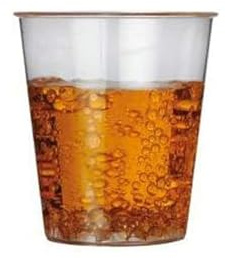 We Can Source It Ltd - CE Marked 25ml Plastic Shot Glasses - Clear Polycarbonate Reusable Measuring Spirit Cups for Whisky, Vodka and Rum - Disposable Glass for Bars, Pubs, and Events - Pack of 1000
