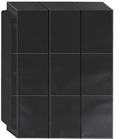 Pochettes pour Cartes,Classeur pour Jeu Cartes,720 Pochettes, Paquet de Carte Album pour Cartes à Collectionner, Trading Card Sleeves de 40 Pages