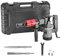 XtremepowerUS 1000W Demolition Electric Hammer Jack Hammer Concrete Breaker Flat and Point Chisel Bits with Case