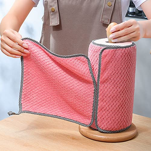 Longra 10 Stück Mikrofaser Reinigungstücher Ultra Saugfähig Putzlappen -Öl Putztücher Küche Non-Stick Mikrofasertücher Küchentücher Universal Waschlappen Mehrzweck (AS Shown, One Size)
