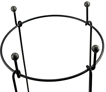 Hirsch Terracotta Staudenhalter OttO Kugel Höhe 90 cm Ø 40 cm flexibel, stabil, erweiterbar, Form Rund, Metall Vollmaterial