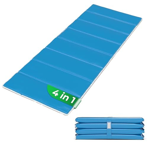 StarK Strandmatte klappbar leicht 190×60 cm gepolstert für Strand & Garten | Kompakt faltbar, wasserabweisend und ideal für Sand, Wiese und Kiesstrand – einfach transportiert und schnell verstaut.