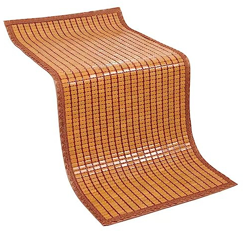 NIANXINN Colchoneta de Bambú,Estera de Dormir Refrescantes de Verano,Colchón de Bambú Natural,Esterilla Mahjong de Bambú,Cojín de Asiento Fresco de Bambú,para Cama Sofá Silla (70x90cm)