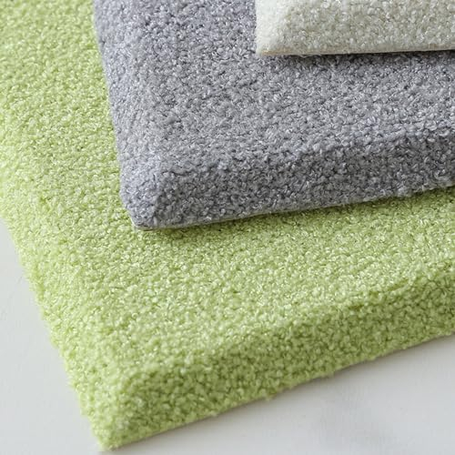 Wandkissen Bett Kopfteil Wandpolster für Kinderzimmer, 30x60cm, Plüsch mit Hoher Dichte, 5PCS Anti-Kollision Wandpaneel gepolstert Polsterpaneel Wand, Selbstklebend (Farbe : Gray)