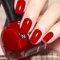 Red Nail Polish, Quick Dry Nail Polish, Long Lasting Nail Varnish, Non-Toxic Water Based Formula Gel Nail Polish for Women Girls DIY Nail Art Manicure - No Need Cure (15ml)
