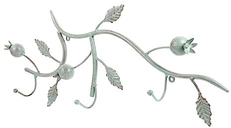 CIYODO 1pezzi Gancio Decorativo Retro Per Appendiabiti Vintage Per e Accessori Organizzatore Multifunzionale