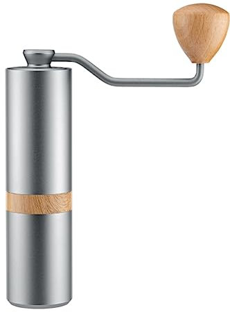 AMULONG Caffettiera Francese, Macinacaffè Manuale Regolabile Macinacaffè Piccolo macinacaffè Regolabile Portatile con bava conica Macinacaffè Manuale Portatile