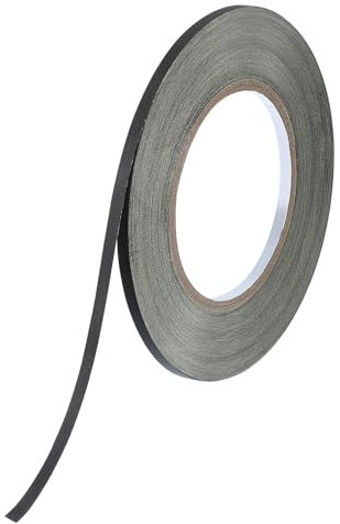 PATIKIL Acetate Cloth Electrical Tape 5mm x 30 meters, Black Insulating Fabric Adhesive Tape for Laptop Electric Automotive Guitar Repair Wire Harness