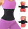 LANZLC Bauchweggürtel, Waist Trainer Damen, Bauchweg Korsett, Abnehmen Waisttrainer Taillenformer, Fitnesstraining Gürtel Verstellbarer, Taillenmieder Bauchgürtel für Gewichtsverlus, Schwarz (S)
