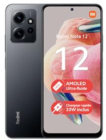 XIAOMI REDMI Note 12 64GO Gris, Écran 6.7'' Smartphone Débloqué, Batterie 5000mAh, RAM 4GO, ROM 64GO, Android 13, Processeur Snapdragon 685 6nm - Accessoires Non Inclus(Reconditionné)