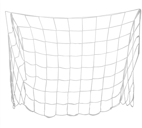 Kinder Fußballnetz, kleines Fußball -Tor Ersatznetz für Hinterhof -Match -Training Fußballtraining Sport 1.2x0,8m Polypropylenfaser Weiß