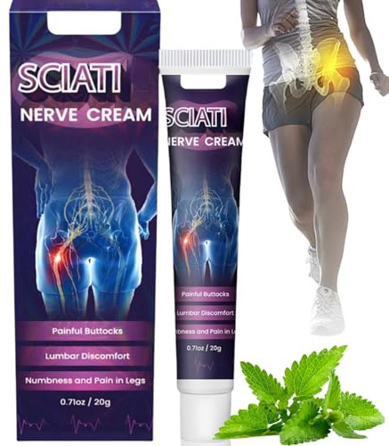 Sci/Atica Pain Relief Cream,Heat Sci/ATIC Nerve Pain Relief Cream,Back Massager Pain Relief,Back and Muscle Pain Relief Gel,Immediate Relief for Scia/Tica Pain,Fast Acting&Widely Applicable
