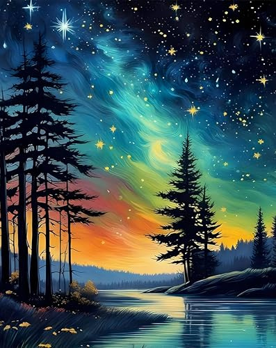 Puzzle 1000 Teile Erwachsene Landschaft, Träumerisches Jigsaw Puzzle Erwachsene 1000 Teile Nordlichter Polarlichter, Impossible Klassische Puzzles als Geschenke und Wanddeko (70 x 50 cm)