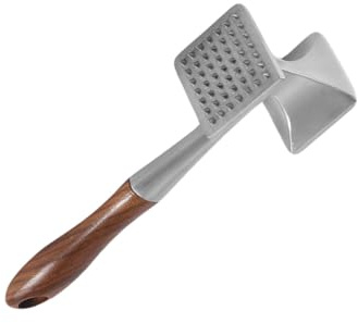 ARTSEWPLY Batticarne Martello Bifacciale in Legno con Impugnatura Ergonomica Inteneritore Carne Multifunzionale per Bistecca Pollo e Maiale Utensile da Cucina Professionale per Piallare