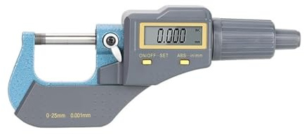 Mätutrustning Skjutmått Elektronisk Utvändig Mikrometer 0-25mm 25-50mm 50-75mm 75-100mm 0.001mm Mätinstrument Verktyg Digital Skjutmått För exakt mätning(0-25mm)