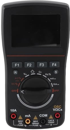 KIMISS Multímetro de Osciloscopio Digital ET828 - Dispositivo Portátil 2 en 1 para Pruebas Eléctricas - Ancho de Banda de 1 MHz con Frecuencia de Muestreo de 2,5 MSPS