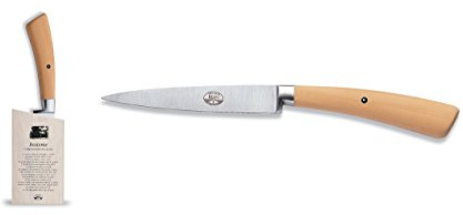 Coltellerie Berti - Insieme - Spelucchino dritto - Ceppo magnetico + coltello cucina forgiato (brevettato)