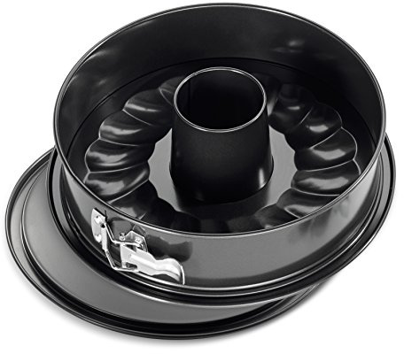 Küchenprofi BAKE-KP810211028 Moule à Charnière Acier Noir 28 cm