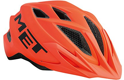 MET barn Crackerjack hjälm, orange, one size