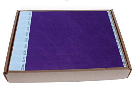 MP - Tyvek Pulseras 1000 unidades para Eventos, Color Violeta