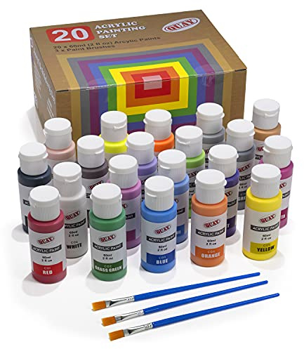 Quay Acrylfarben-Set, 20 Farben