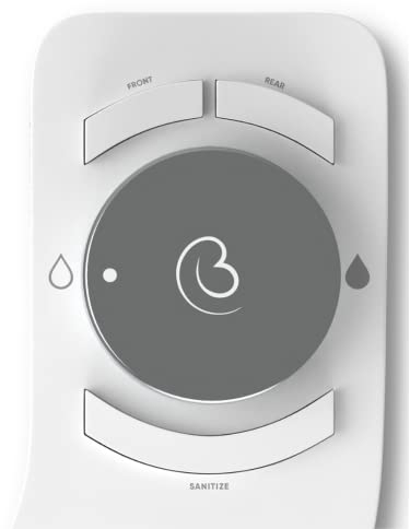 BossBidet REVOLUTION (+),Bidet-Aufsatz, reinigt den Heck in 1.3 Sek. Ästhetisches Design, Bidet-Sprühgerät für Toilette, nicht elektrisch, weibliche Wäsche, selbstreinigend (Tokyo Platinum)