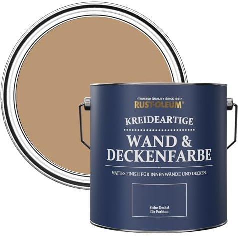 Rust-Oleum Brown Wall and Ceiling Paint in Matt Finish - Fired Clay 2.5L