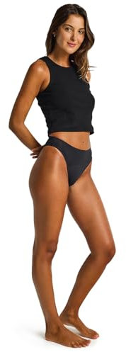 Modibodi Leak-Proof Black Bikini Period Pants - Moderate 30ml Absorbency - Black