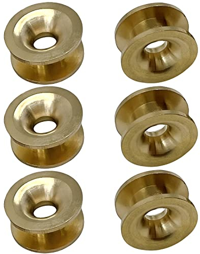 6 Pieces String Trimmer Head Eyelet Trimmer Head Eyelet Sleeves Replacement Weed Eater Head Eyelet Sleeve