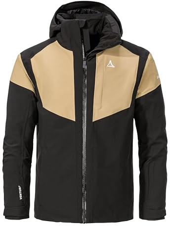 Schöffel Herren Ski Jacket Kanzelwand M, komfortable Skijacke mit 4-Wege-Stretch, wasserdichte und atmungsaktive Outdoorjacke mit Skiticket-Tasche