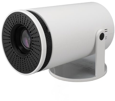 Proiettore HY 300, Proiettore WiFi 4K 1080P HD per Videoproiettore Android 12.0, Supporta la Proiezione Wireless Sullo Stesso Schermo del Telefono Cellulare, per Netflix, (Spina