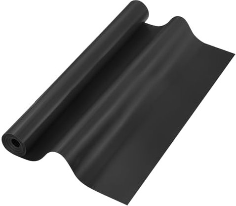 QUARKZMAN 15.7 x 9.8 pies Rollos de Tapete de Silicona para Hornear Resistentes al Calor Tapetes de Repostería Antiadherentes Antideslizantes para Encimeras Negro