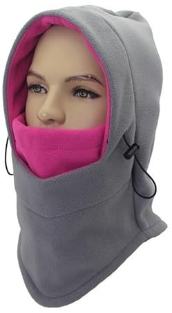 MZSKLW WintermüTze FüR DraußEn Radfahren Hut Winter Ski Cap Outdoor Kapuze Hut mit Maske Sturmhaube mit Ohrenklappe Russland Plüsch warme Mütze WintermüTze FellmüTze(8)