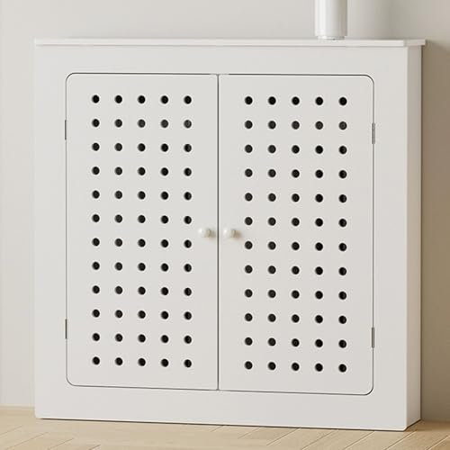 YUGXTH Cubierta para Radiador, Mueble para Radiador, Gabinete Organizador de Almacenamiento de La Cubierta de Calefacción con 2 Puertas, No Solo for Radiadores(L100xH90xW20cm)