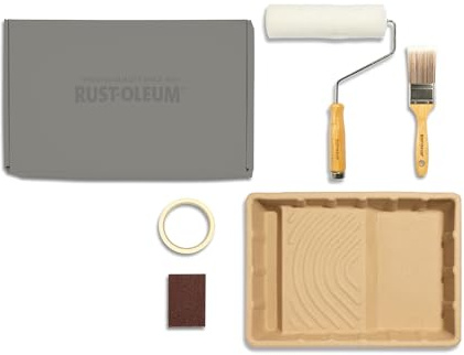 Rust-Oleum Ready to Roll - Eco Paint Kit (Large) - Floor Tile Paint Dusky Greys