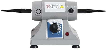 Schmuckpolierer, einstellbare Doppelschleifmaschine mit variabler Geschwindigkeit, Polier- und Schwabbelmaschine Für Schmuck, Metall, Jade(Type 1)