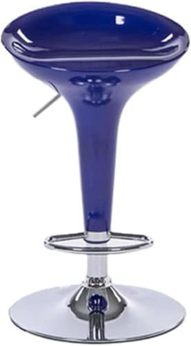 Taburete de bar sin respaldo de altura ajustable de 60 a 80 cm, silla alta giratoria de 360° para bistró y comedor, taburete moderno (clarete) - Disfruta de una vida cómoda