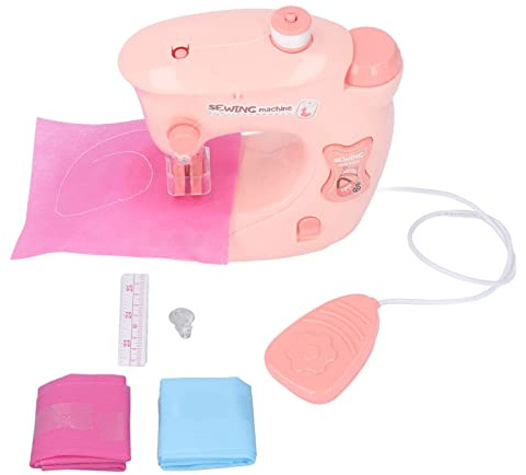 Lmrysalque Máquina De Coser Mini Exquisita Interesante Portátil Niños Máquina De Coser Eléctrica Juguete para Niños (Tipo 2)