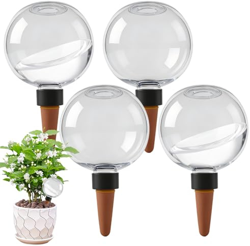 XEERUN 4 bolas de riego, bolas de riego, 500 ml, riego automático de plantas, riego de plantas, bolas de riego para plantas, balcones y plantas de jardín