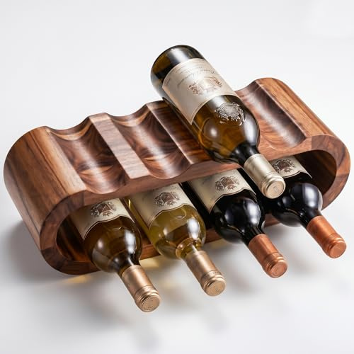 Xygobla 2 Tier Wooden Wine Rack 8 Bottle