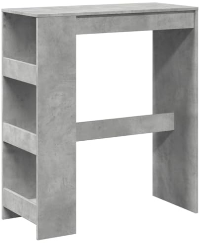 KKgypkn Cassapanca da bar per cucina soggiorno, tavolo da bar con ripiano, materiale in legno, spessore 5 cm, 90 x 40 x 103,5 cm, pratico ripiano per bottiglie e bicchieri