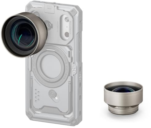 TILTA 40mm Teleobiettivo Compatibile Khronos Khronos Per iphone 15/16/17 | Focale 40mm Naturale, Bokeh Cinematografico, Compatibilità T-MountMount, Ultra-Leggero (Solo 148,9g)